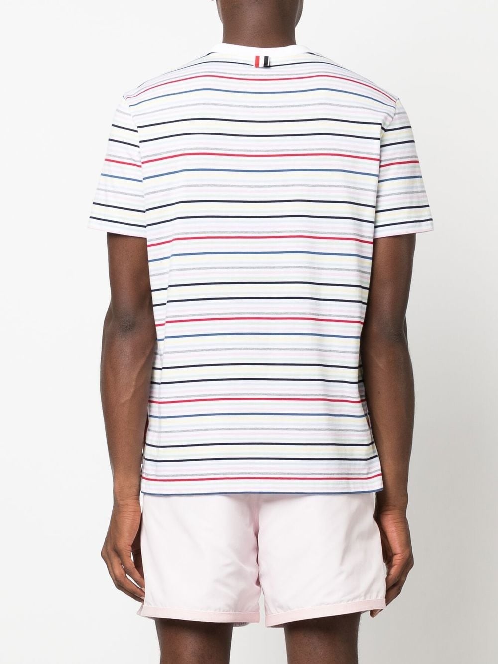 striped short-sleeve T-shirt - 4
