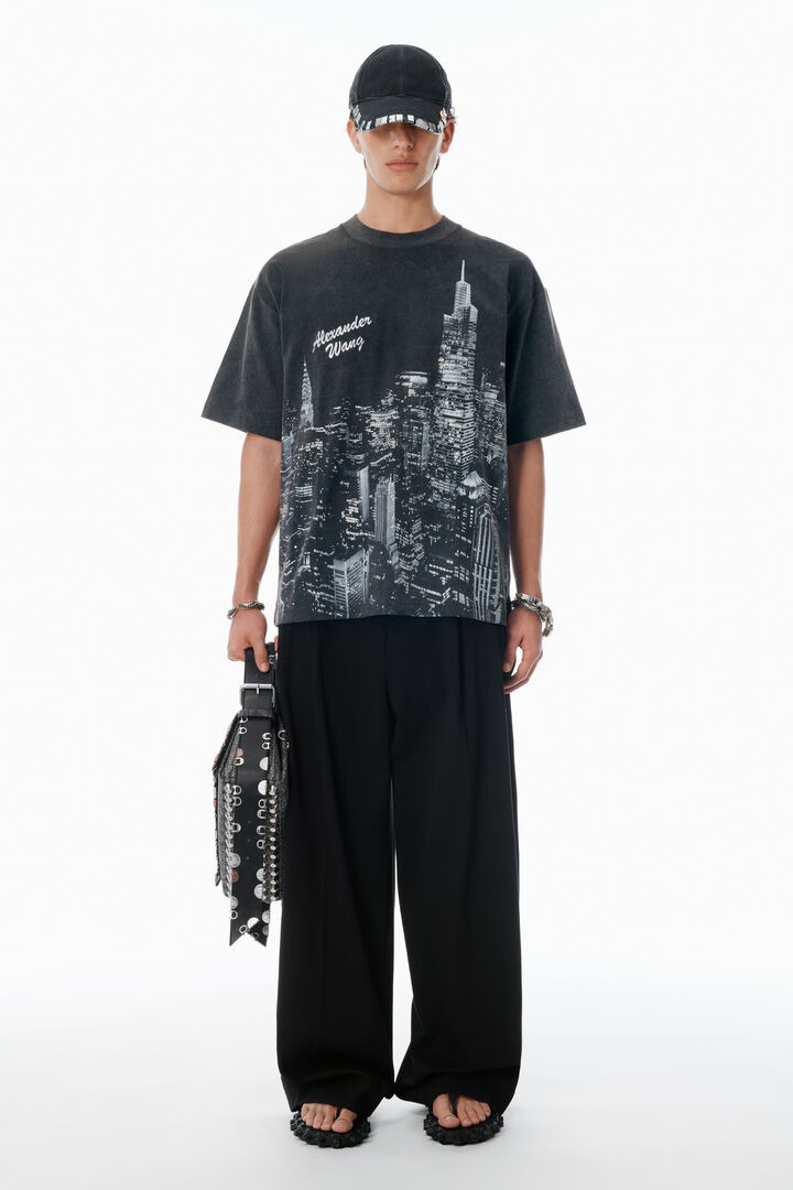 NY Skyline Crystal Hotfix T-Shirt - 5