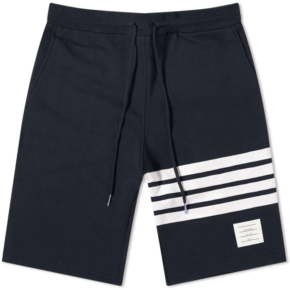 Thom Browne Engineered Stripe Sweat Shorts - 1