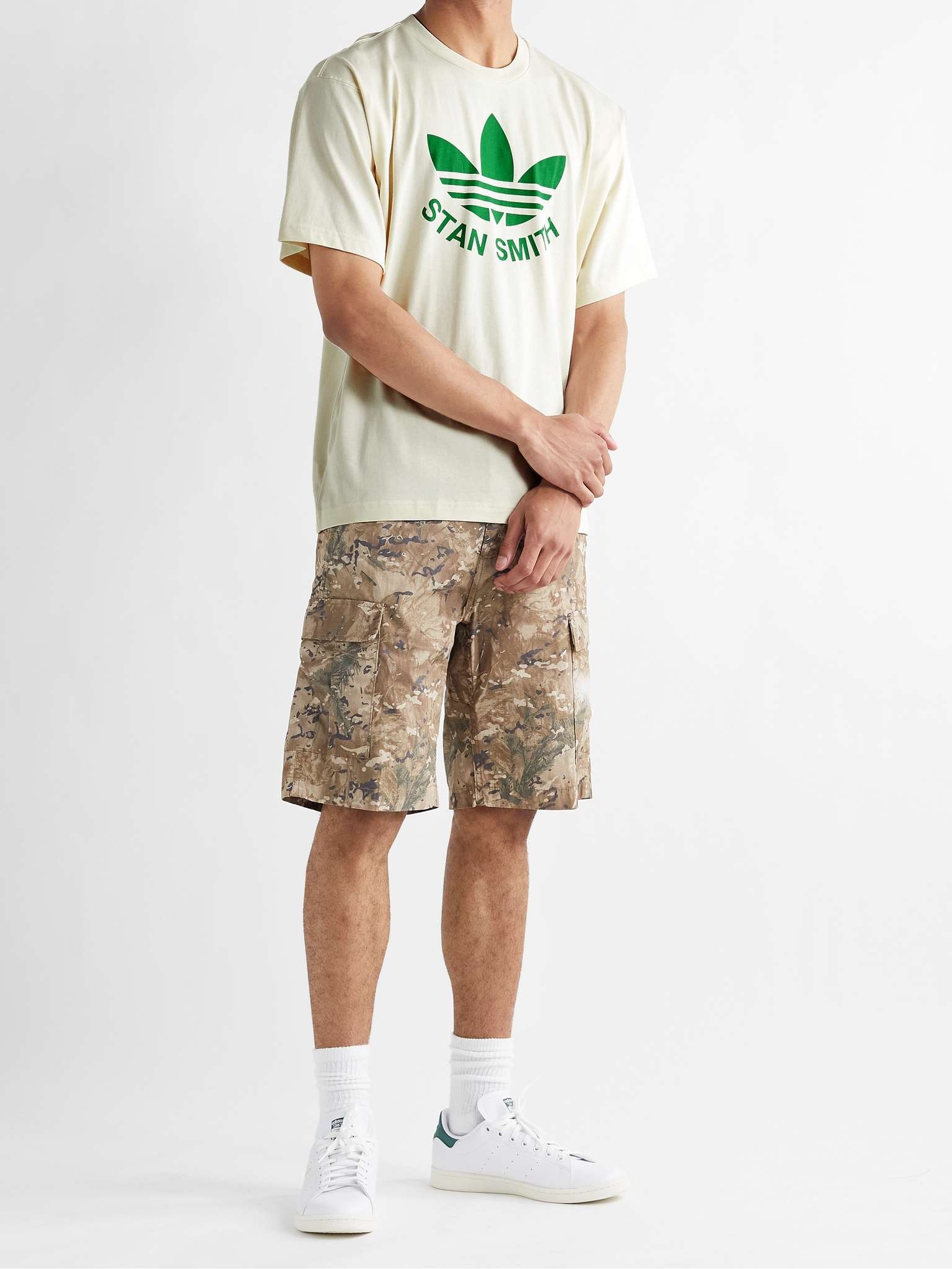 Stan Smith Logo-Print Organic Cotton-Jersey T-Shirt - 2