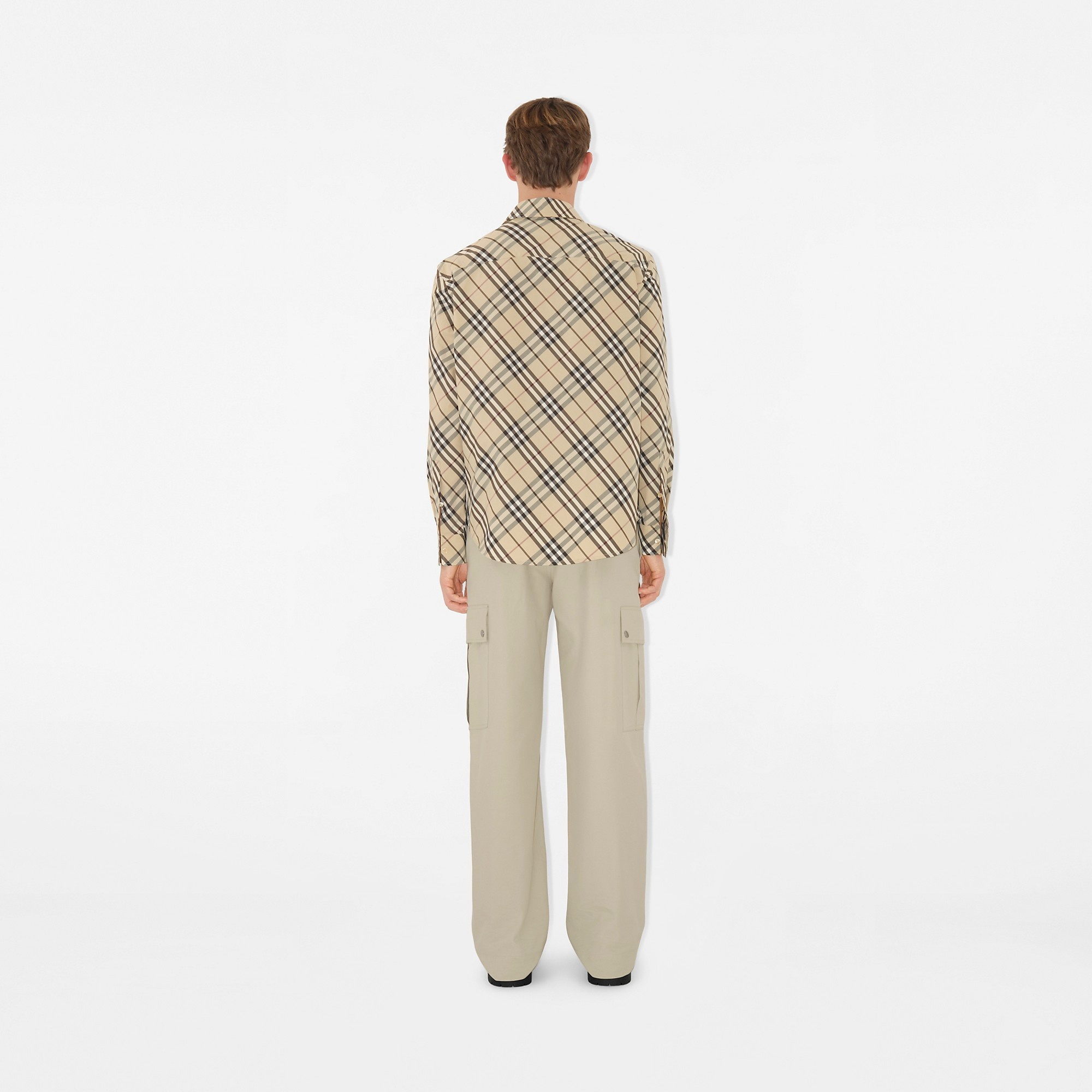 Relaxed Fit Check Cotton Shirt - 4
