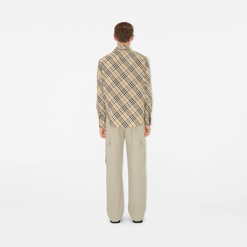 Relaxed Fit 체크 코튼 셔츠 4
