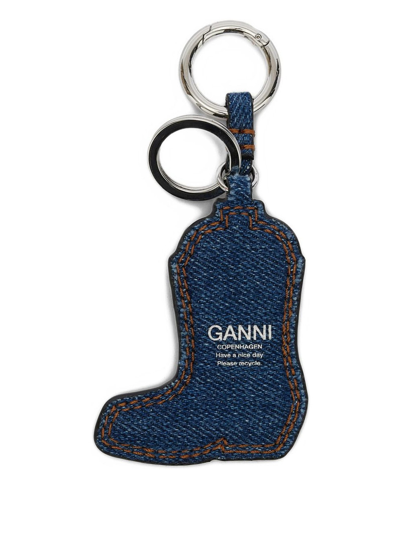 GANNI boot keyring outlook