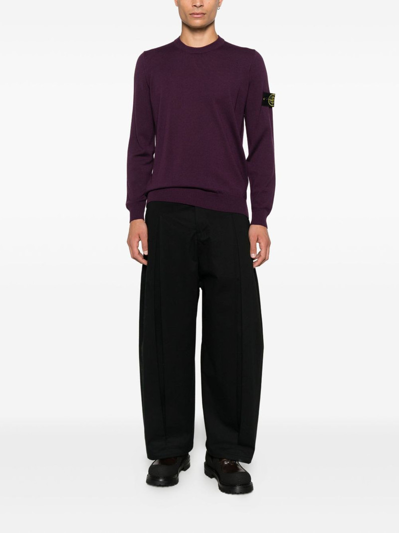 Stone Island crew-neck virgin-wool sweater outlook
