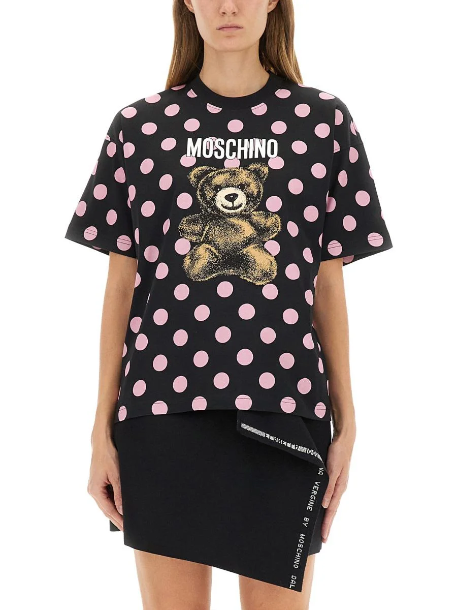 Moschino "Teddy Polka Dots" T-Shirt - 1