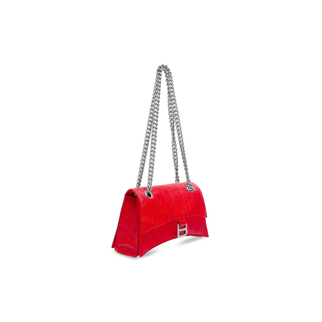 Women's Crush Small Chain Bag  in Red - 4