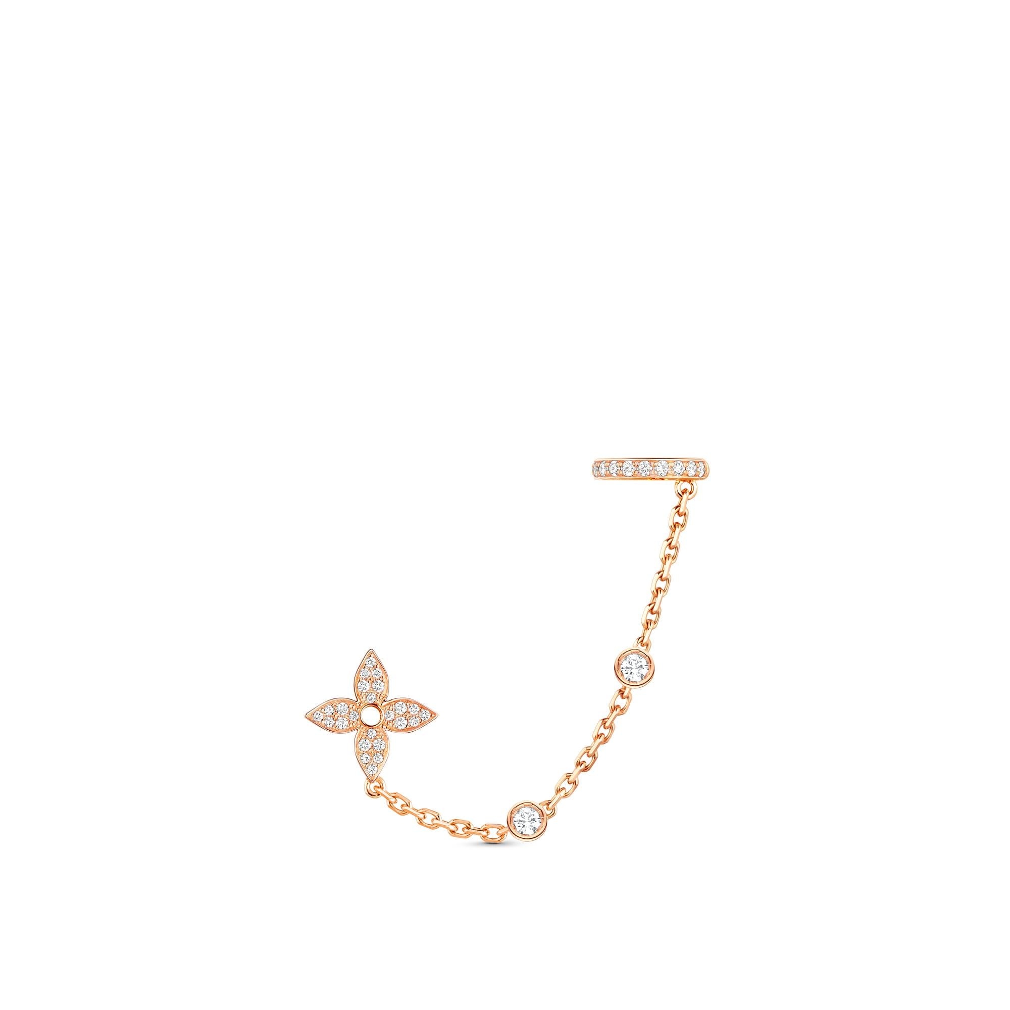 Idylle Blossom pendant, pink gold and diamond - Jewelry