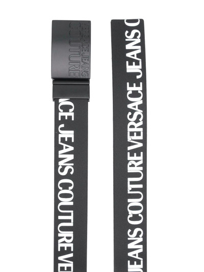 VERSACE JEANS COUTURE logo-print buckle belt outlook