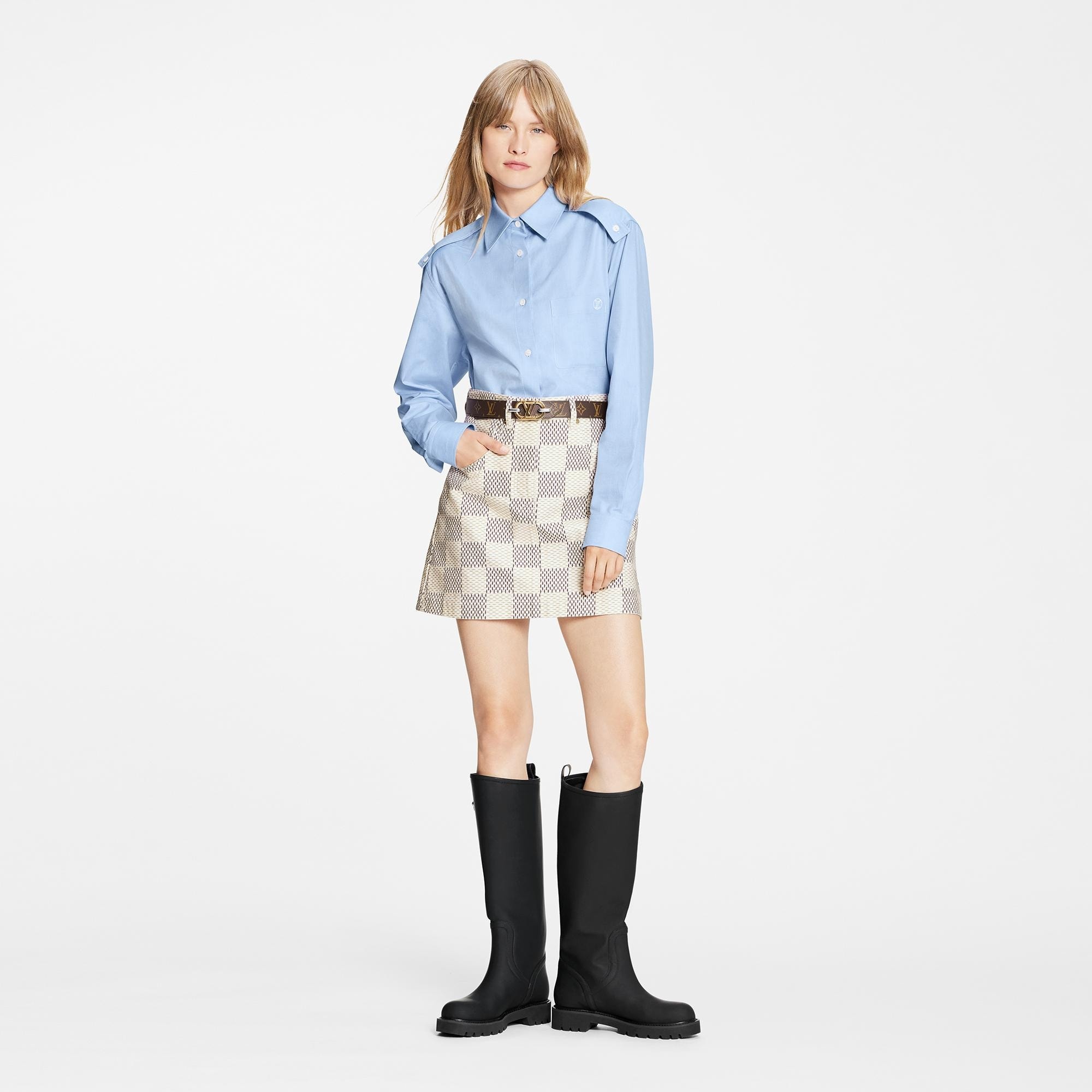 Shoulder Tab Shirt - 2