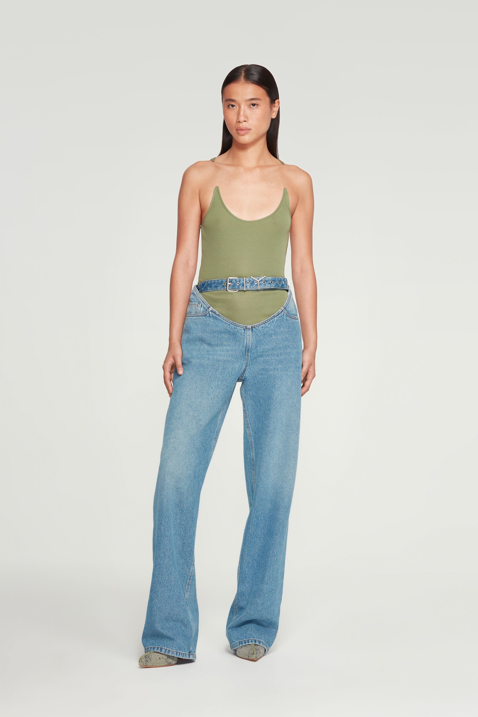 Y Belt Arc Jeans - 1
