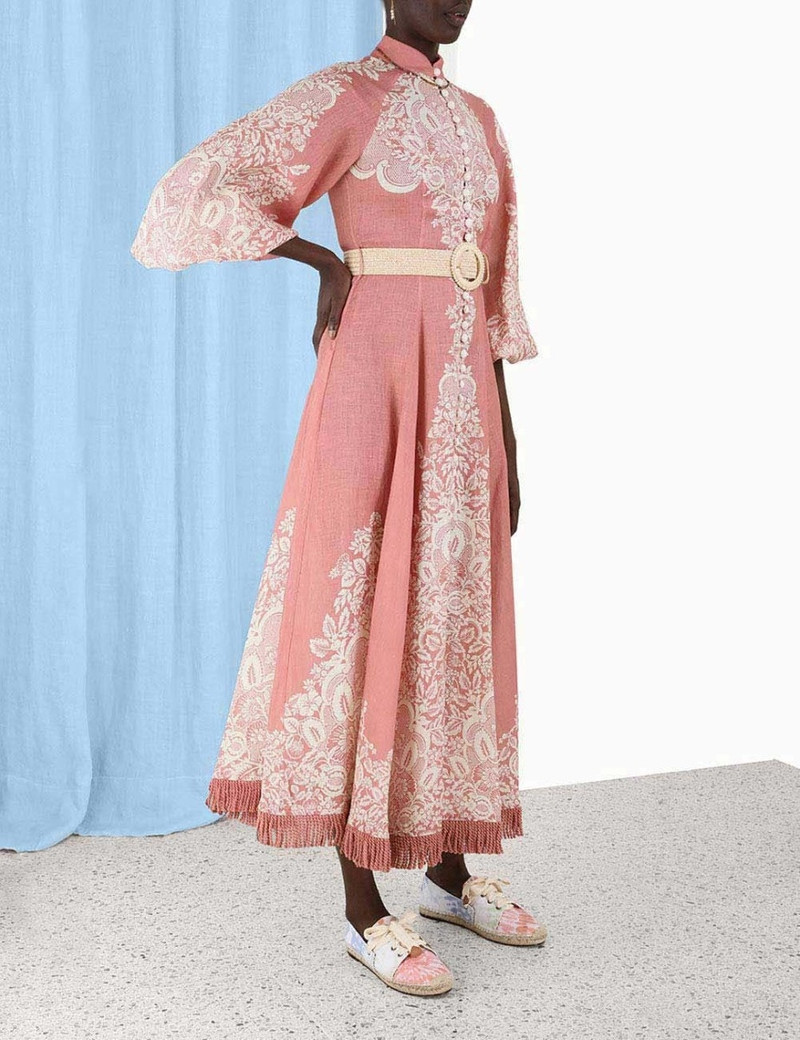 PATTIE FRINGED MIDI DRESS 3