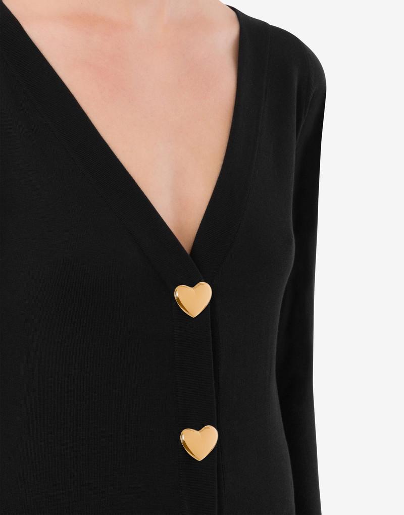 HEART BUTTONS KNITTED CARDIGAN 4
