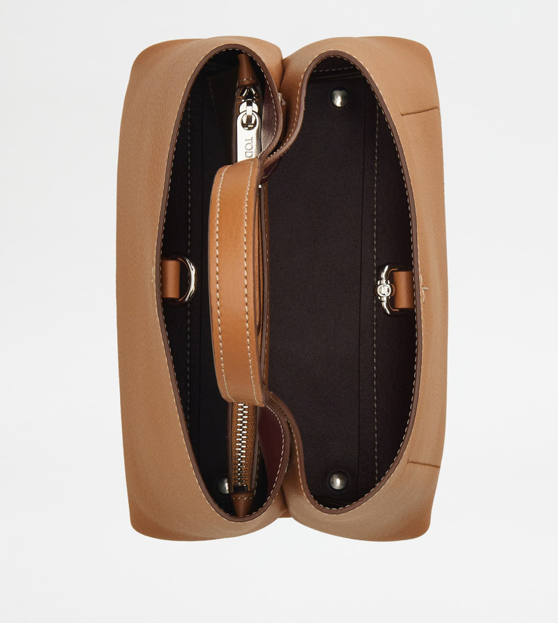 TOD'S BAG IN LEATHER MINI - BROWN 3