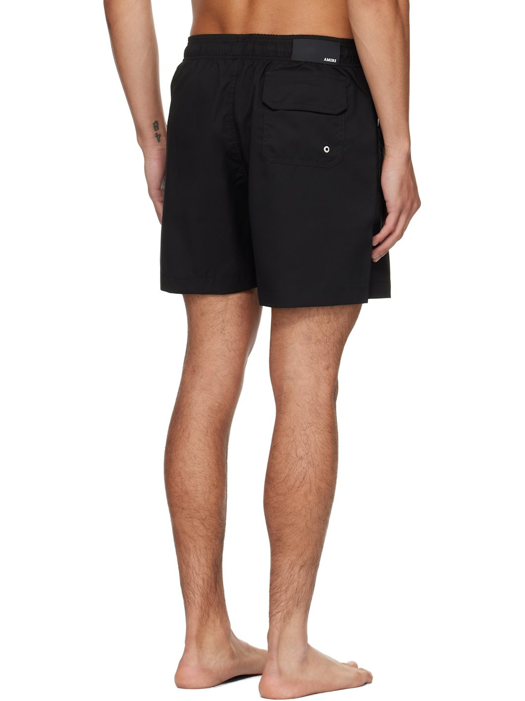 Black 'Club Amiri' Swim Shorts - 3