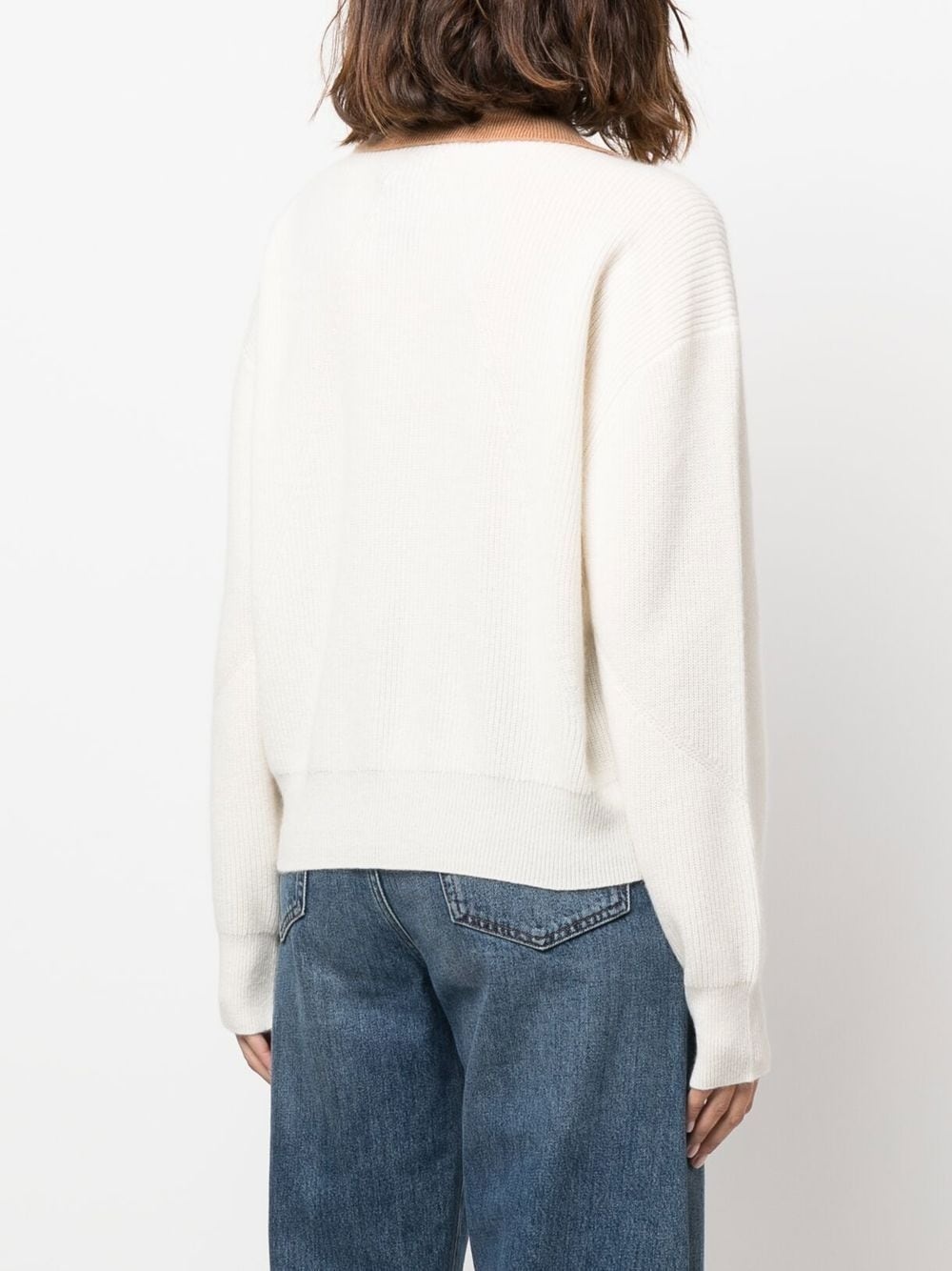 collared cashmere jumper - 4