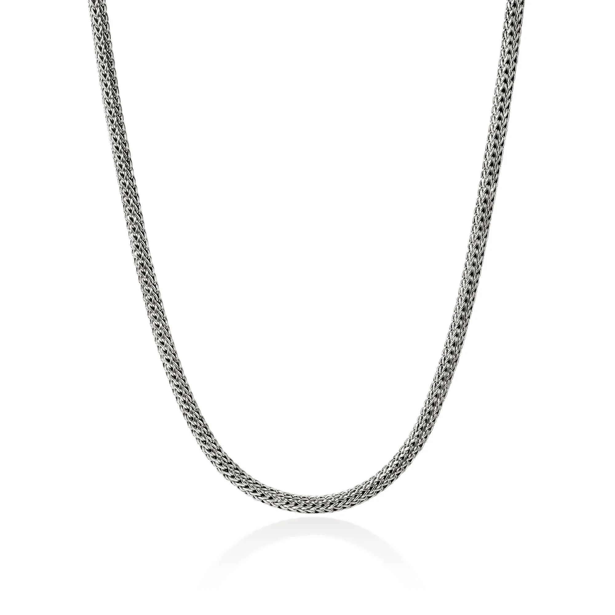 Icon Necklace, Sterling Silver, Diamonds, 5MM - 1