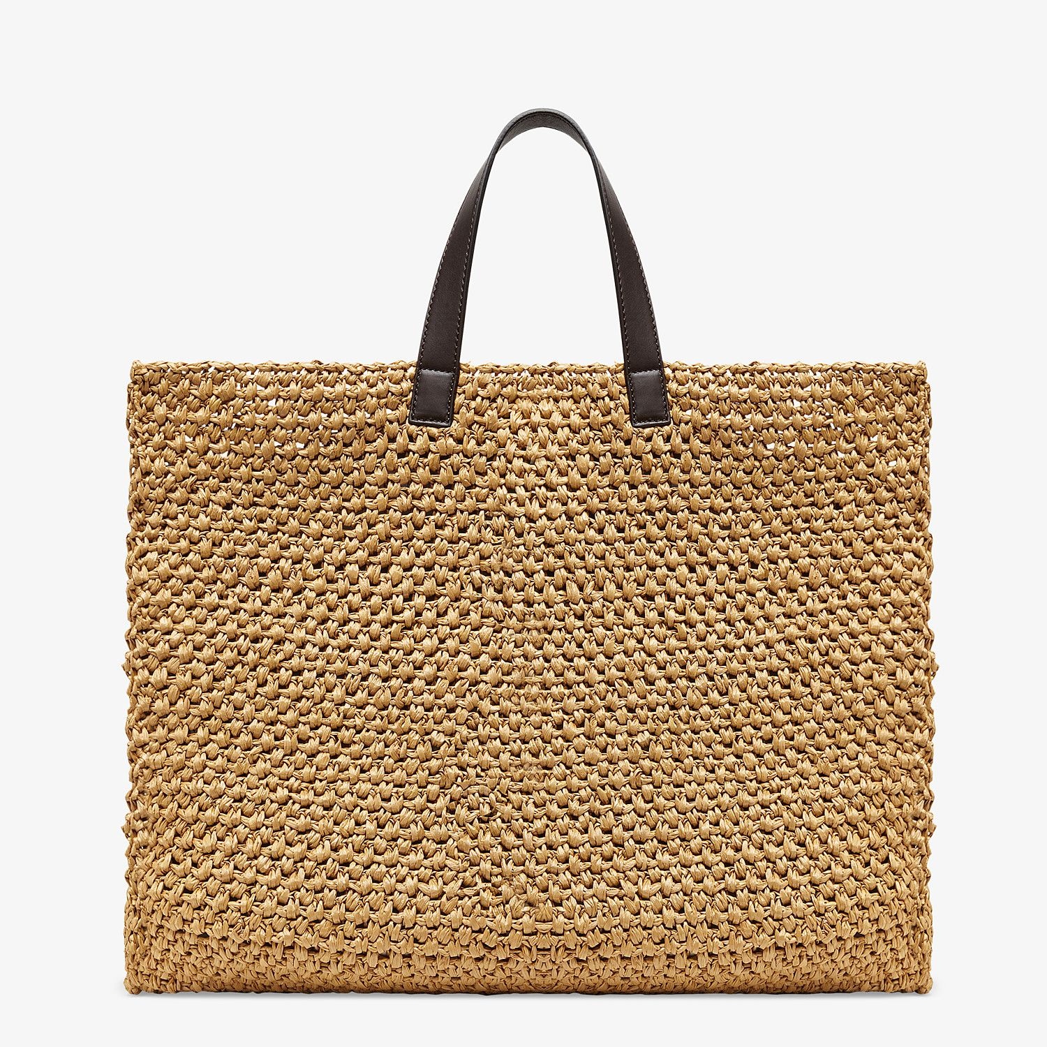 Beige raffia bag - 3