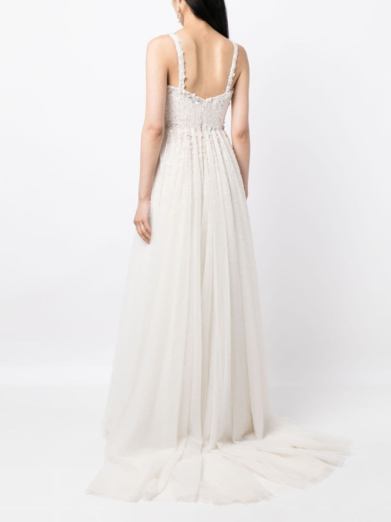 Astrid embellished-tulle bridal gown 4