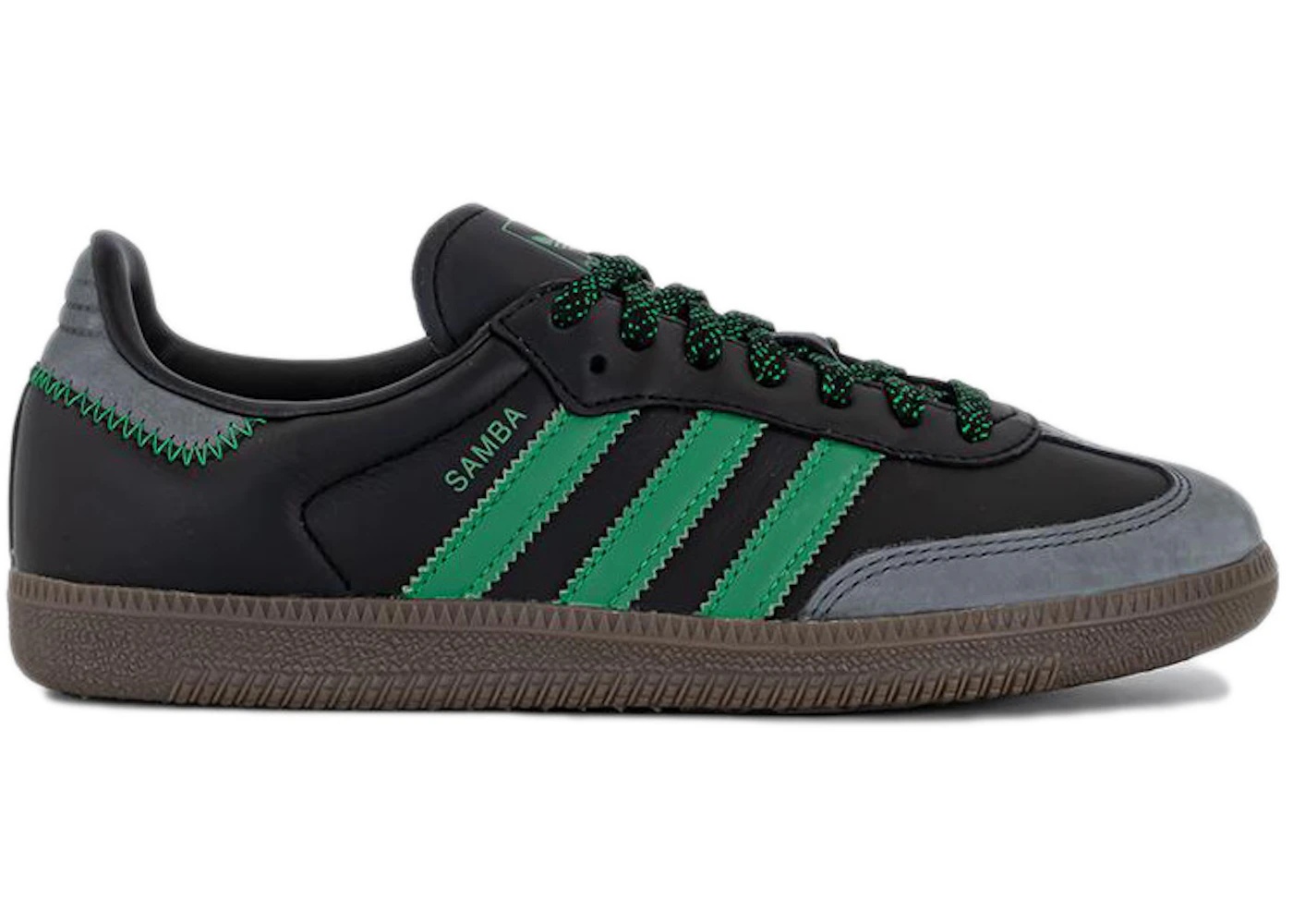 adidas Samba OG Black Green (Women's) - 1