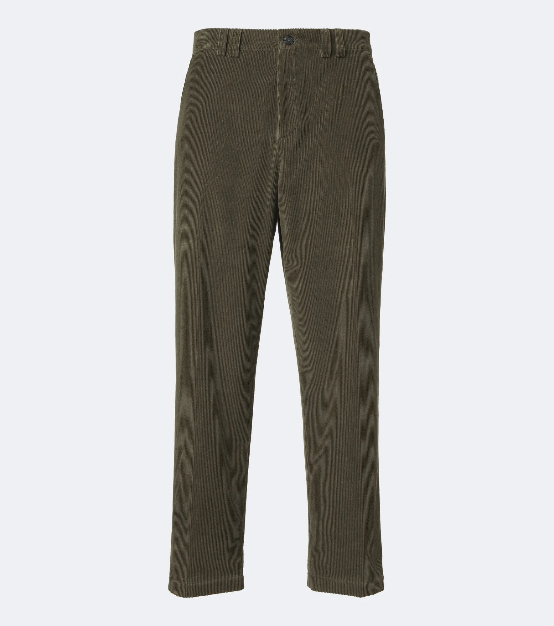 Cotton corduroy straight pants - 1