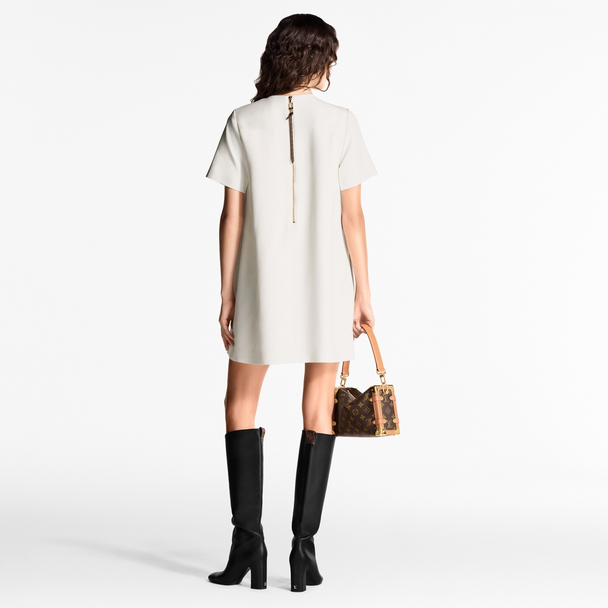 Anchor Button A-Line Dress - 3
