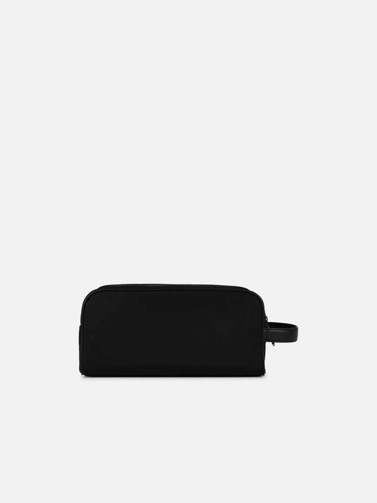 Black nylon beauty case - 3