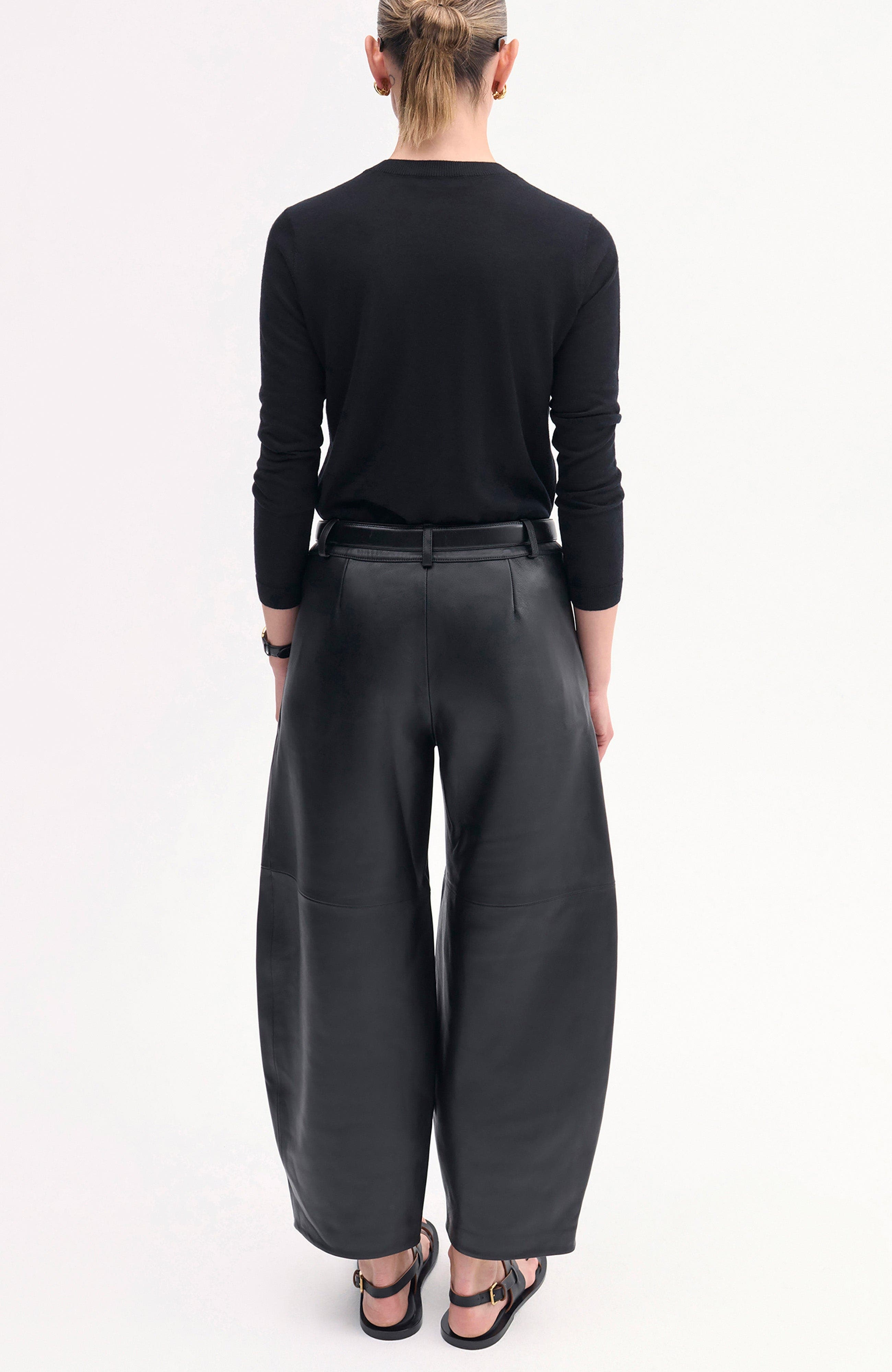 CO Long Sleeve Crew in Fine Cashmere in Black at Nordstrom - 2