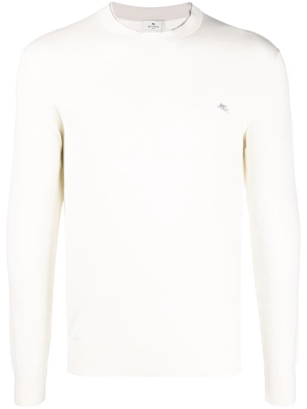 embroidered-logo sweatshirt - 1