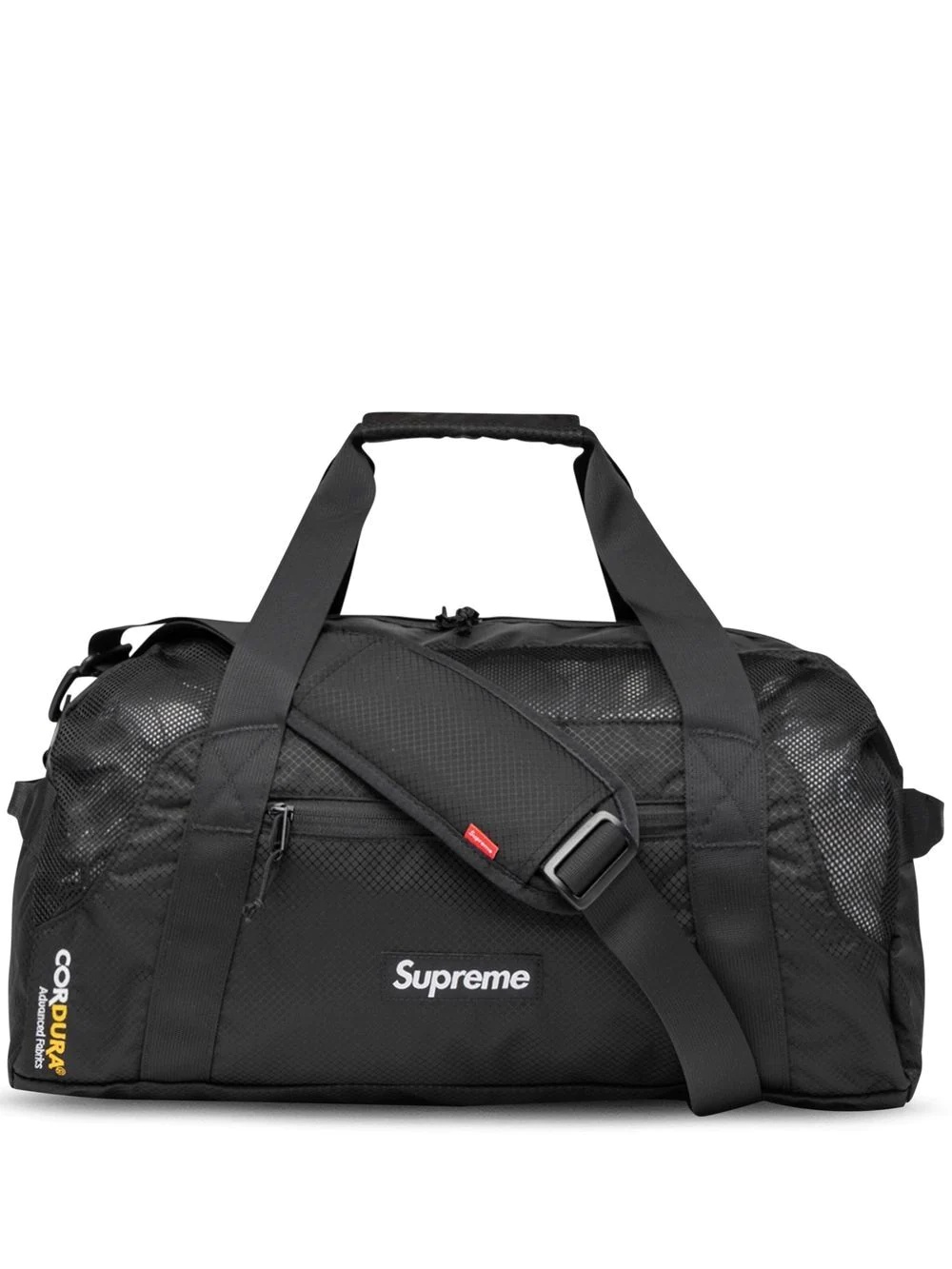 Supreme logo-patch duffle bag | REVERSIBLE