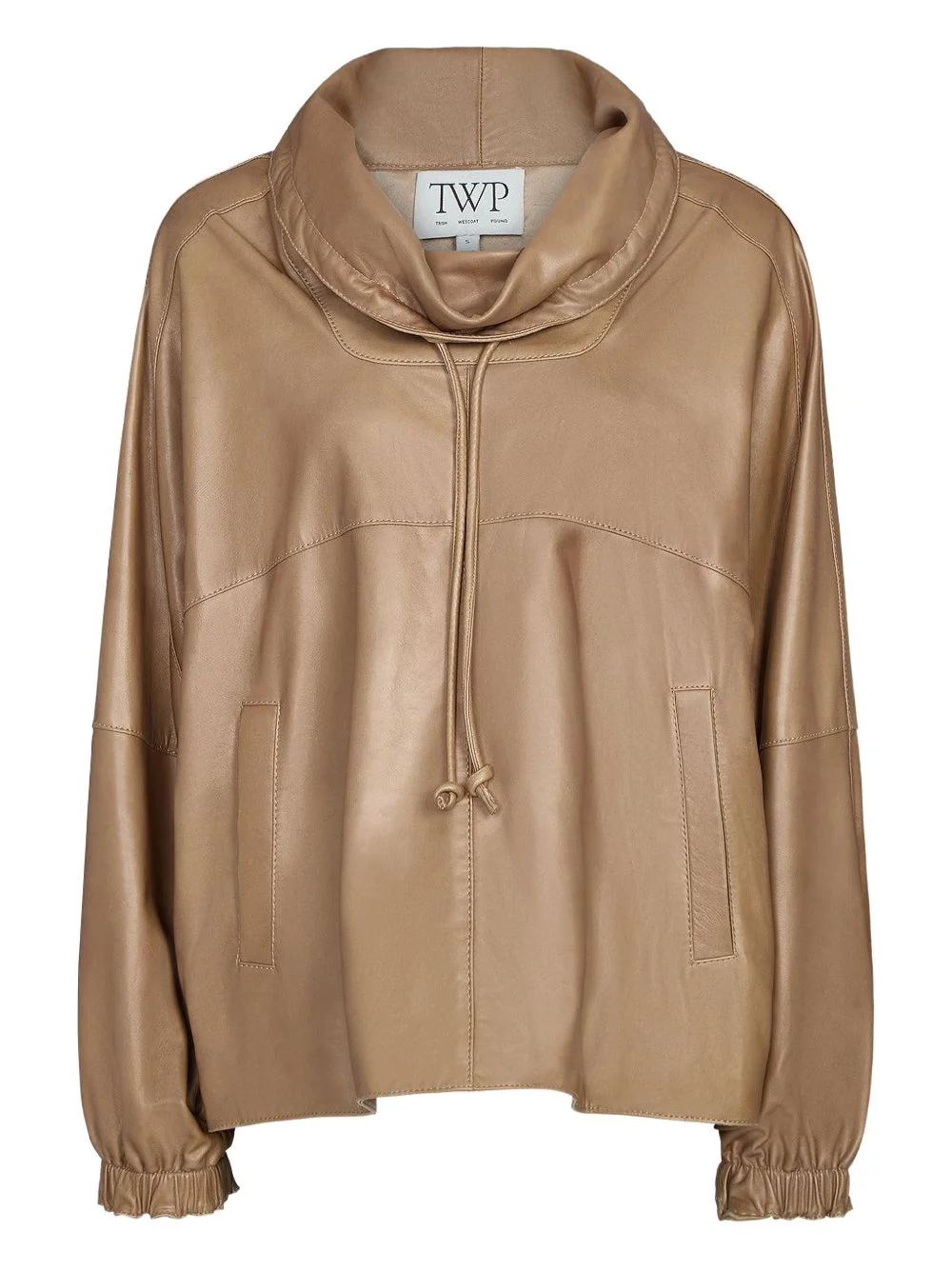 drawstring hooded sweater - 1