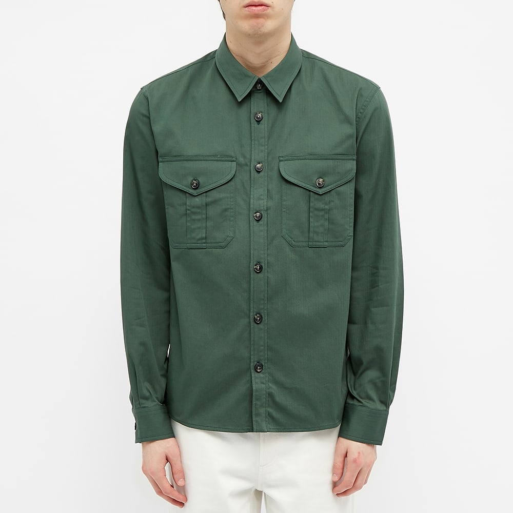 A.P.C. Breton Herringbone Overshirt - 3