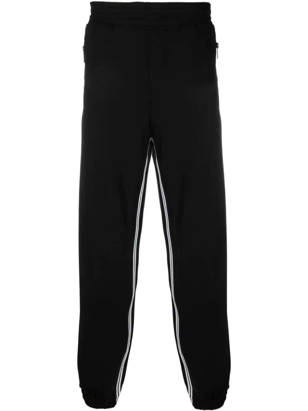 side-stripe track pants - 1