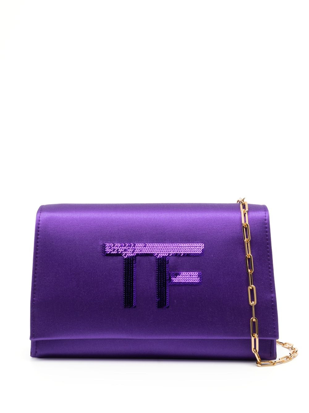 Disco sequin-embellished crossbody bag - 1