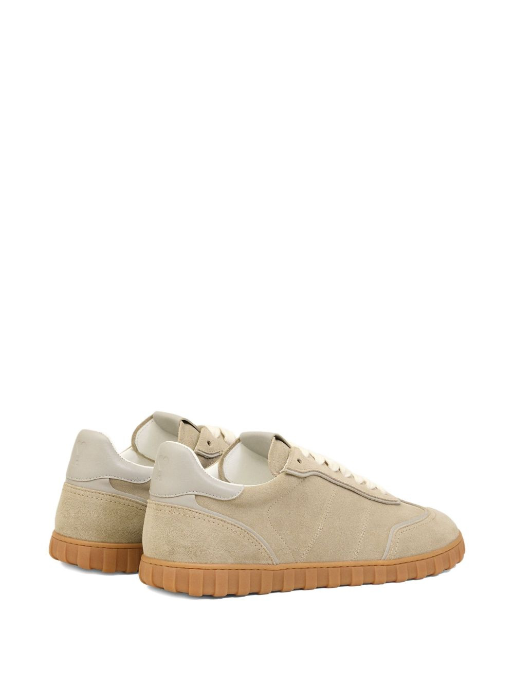 Step leather low-top sneakers - 5