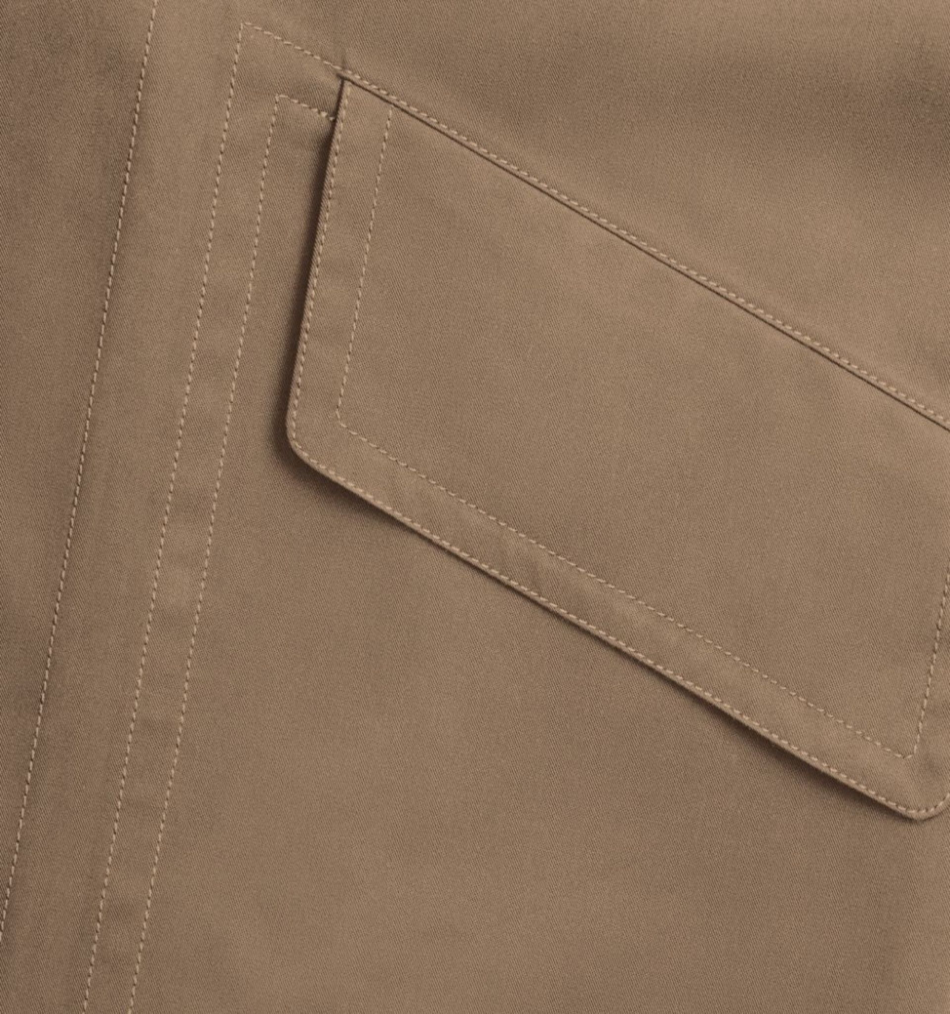 oversized belted trench coat - 4