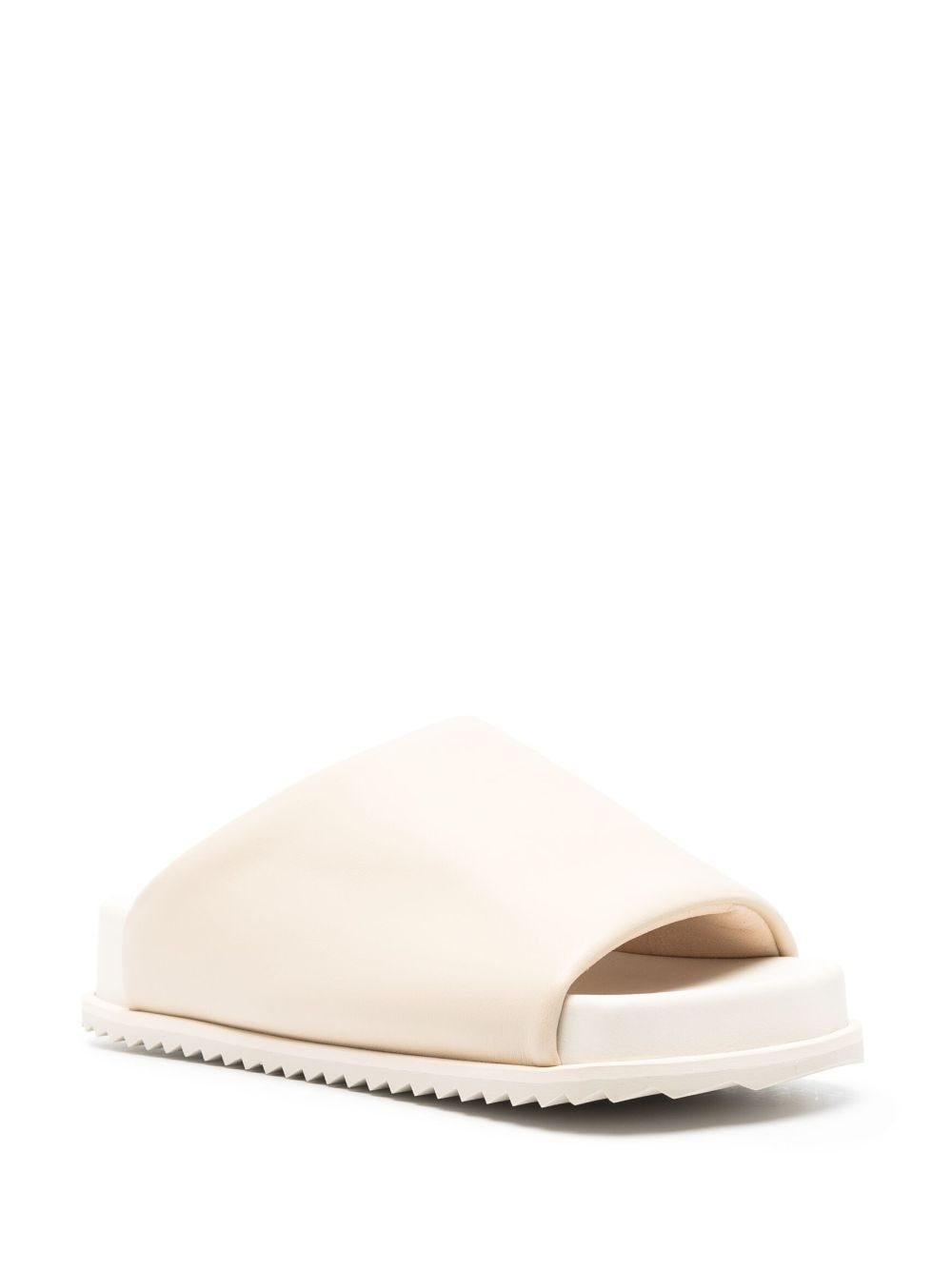 open-toe slip-on slides - 2
