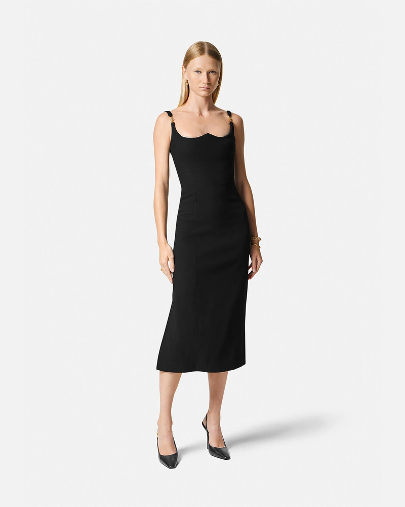 Medusa '95 Fluted Midi Dress 4