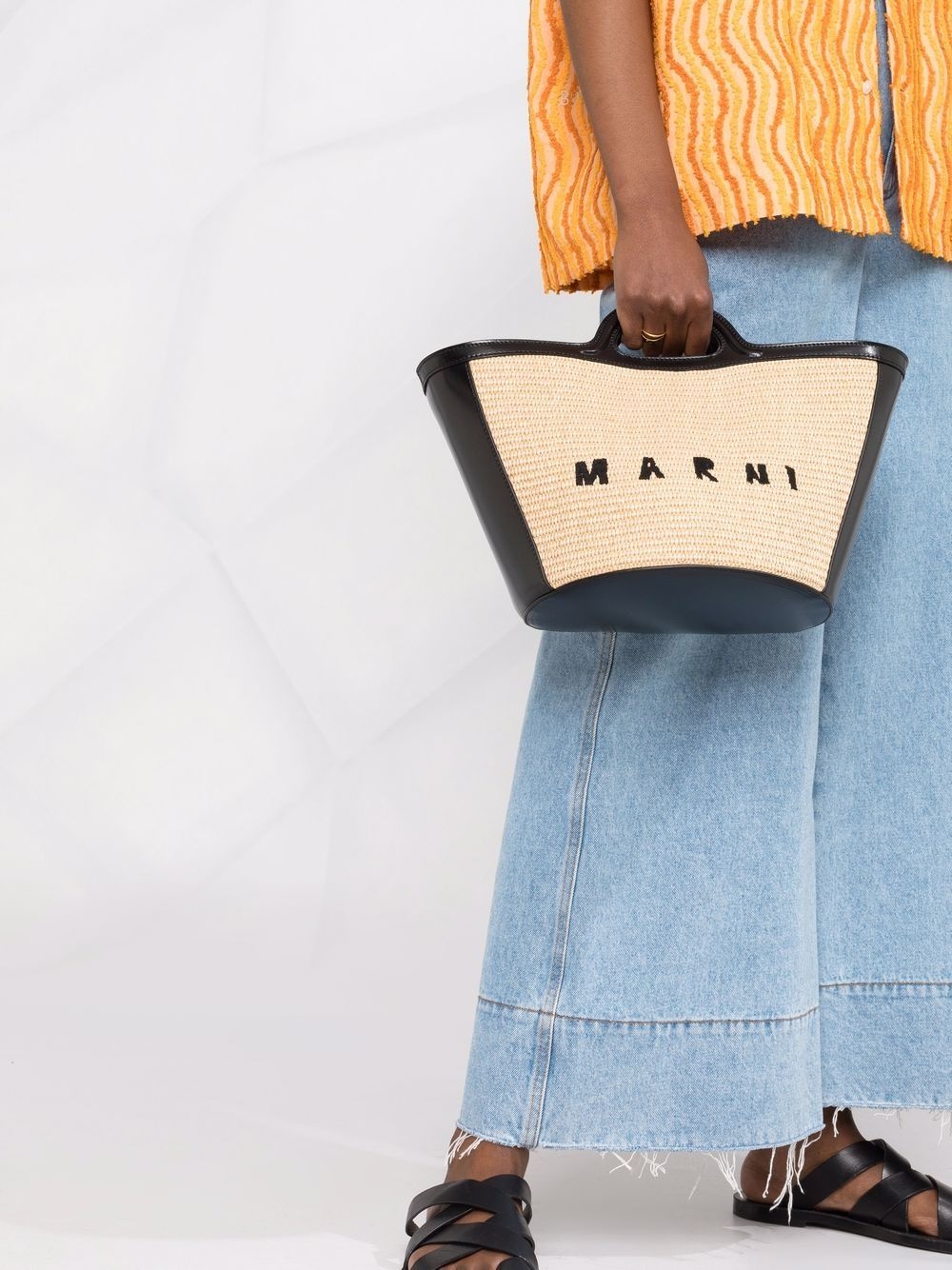 embroidered-logo tote bag - 3