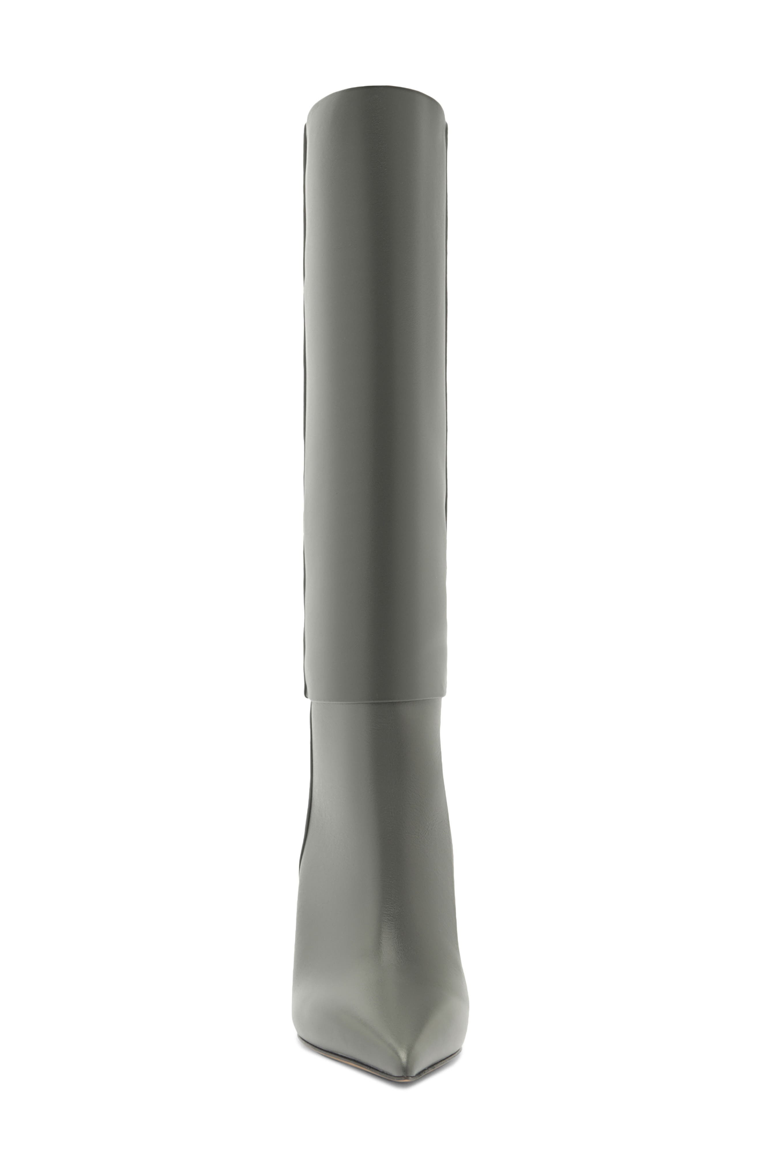 Alexandre Birman Brena Pointed Toe Knee High Boot in Cement at Nordstrom - 4
