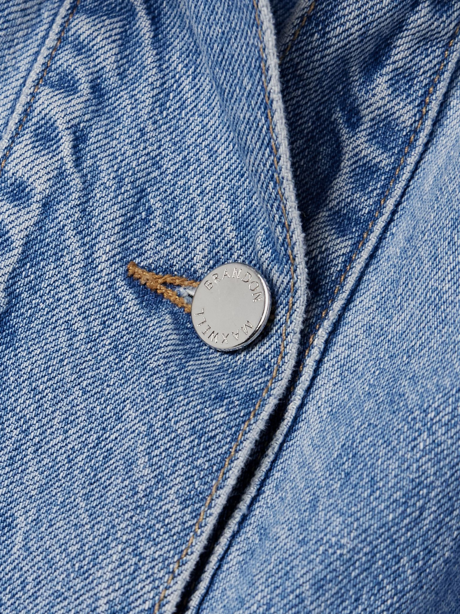 The Harper Balloon denim jacket Light denim - 5