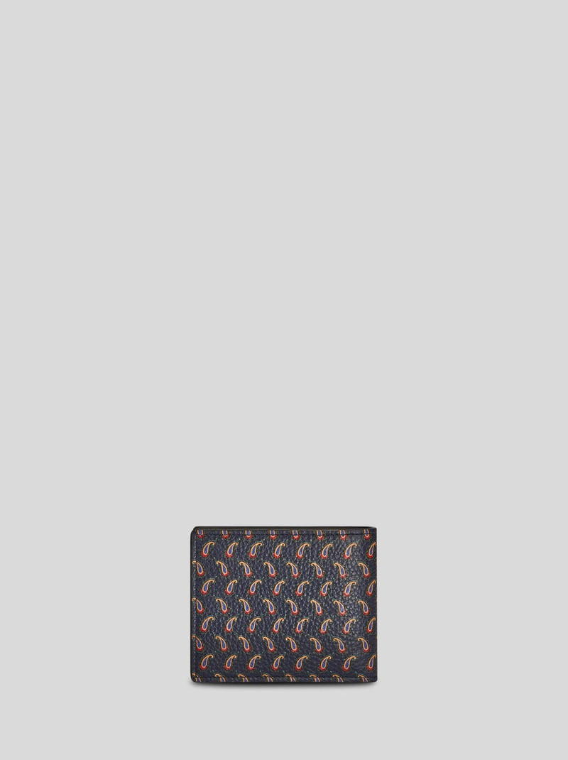 Etro MICRO PAISLEY LEATHER WALLET WITH PEGASO outlook