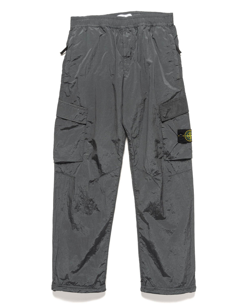Nylon Metal In Econyl Regenerated Nylon Cargo Easy Pant Lead Grey - 1
