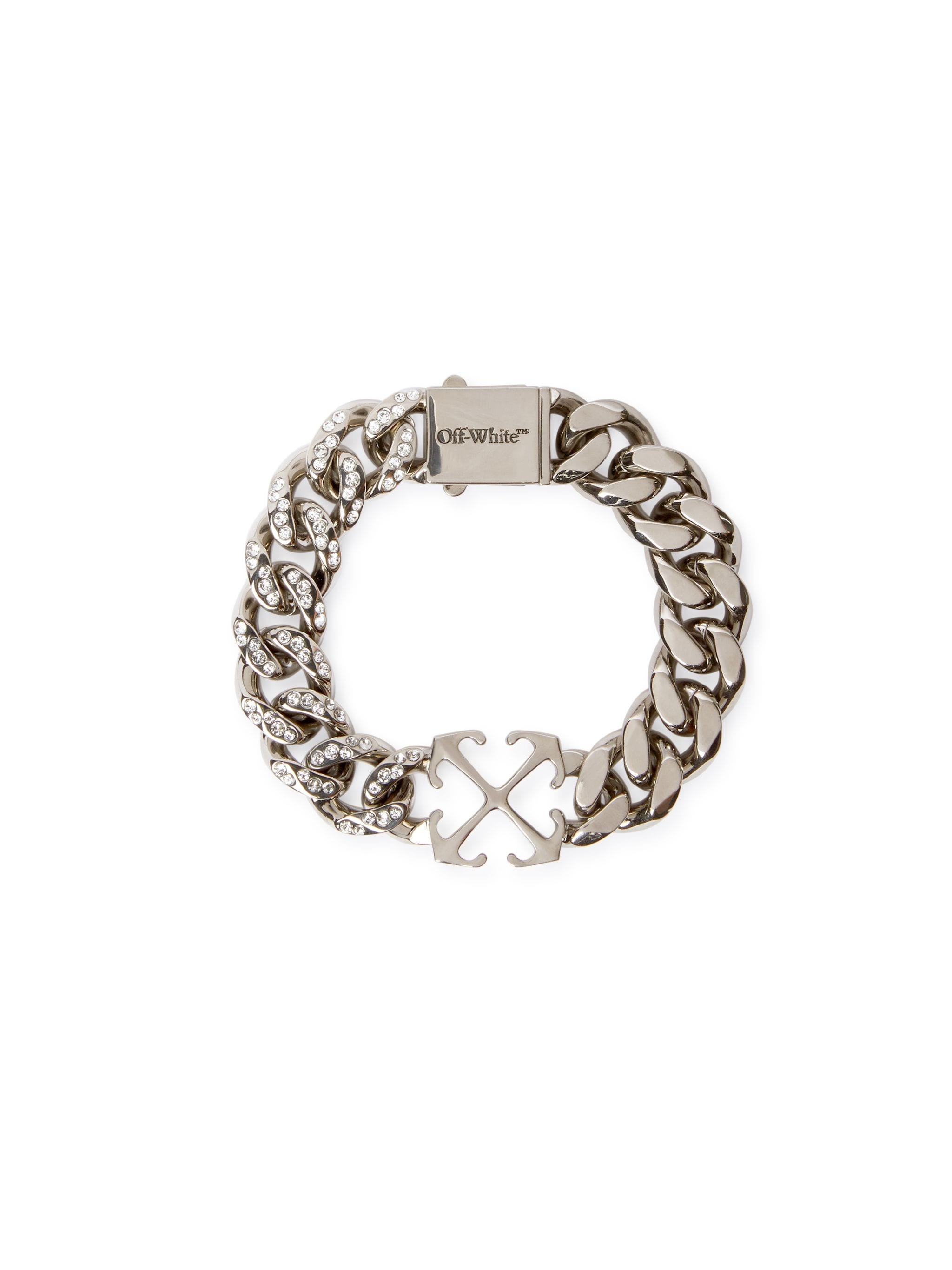 Arrow Chain Bracelet With Strass - 1