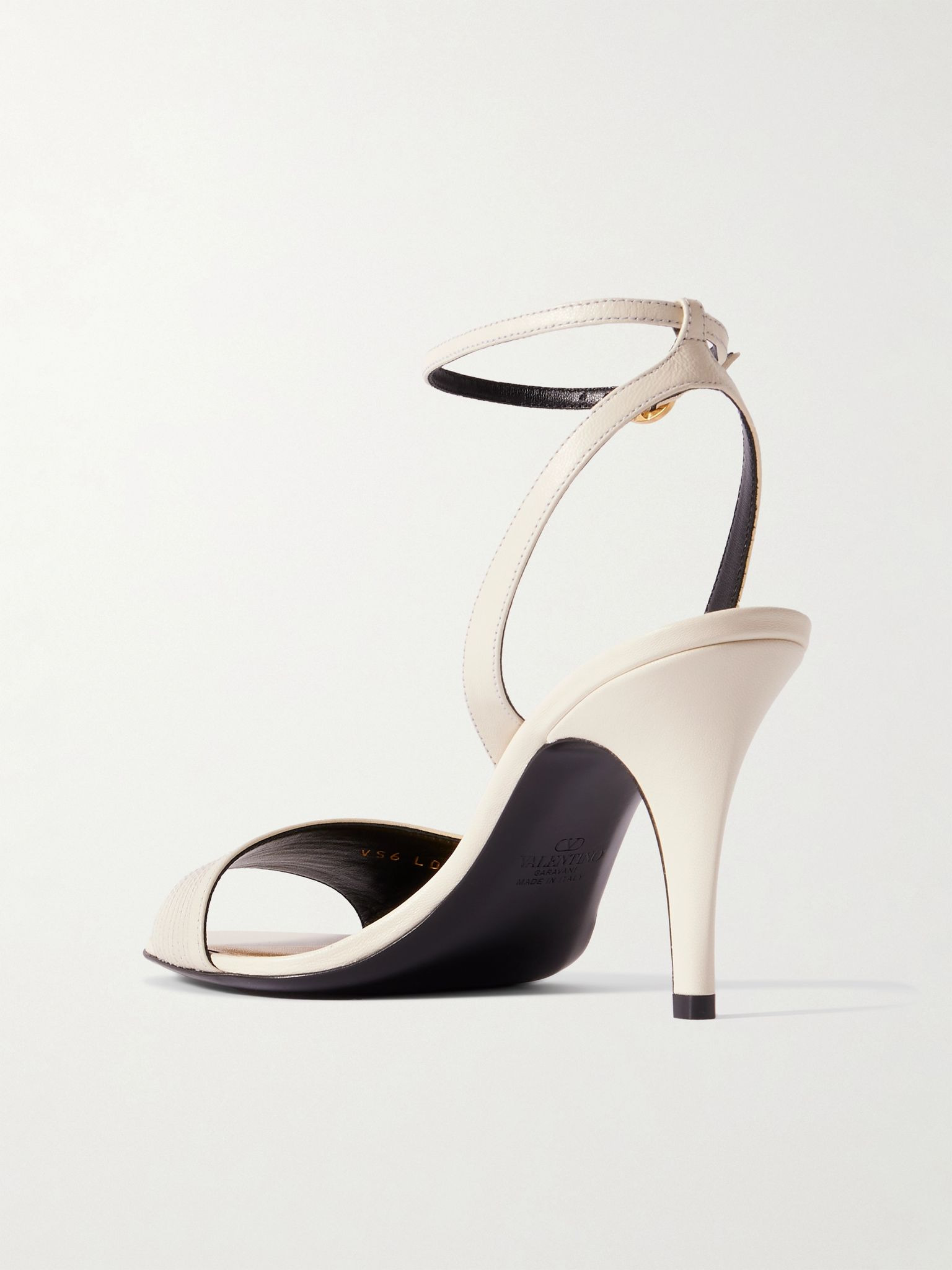 Ladycrush 85 embellished leather sandals Ivory - 3