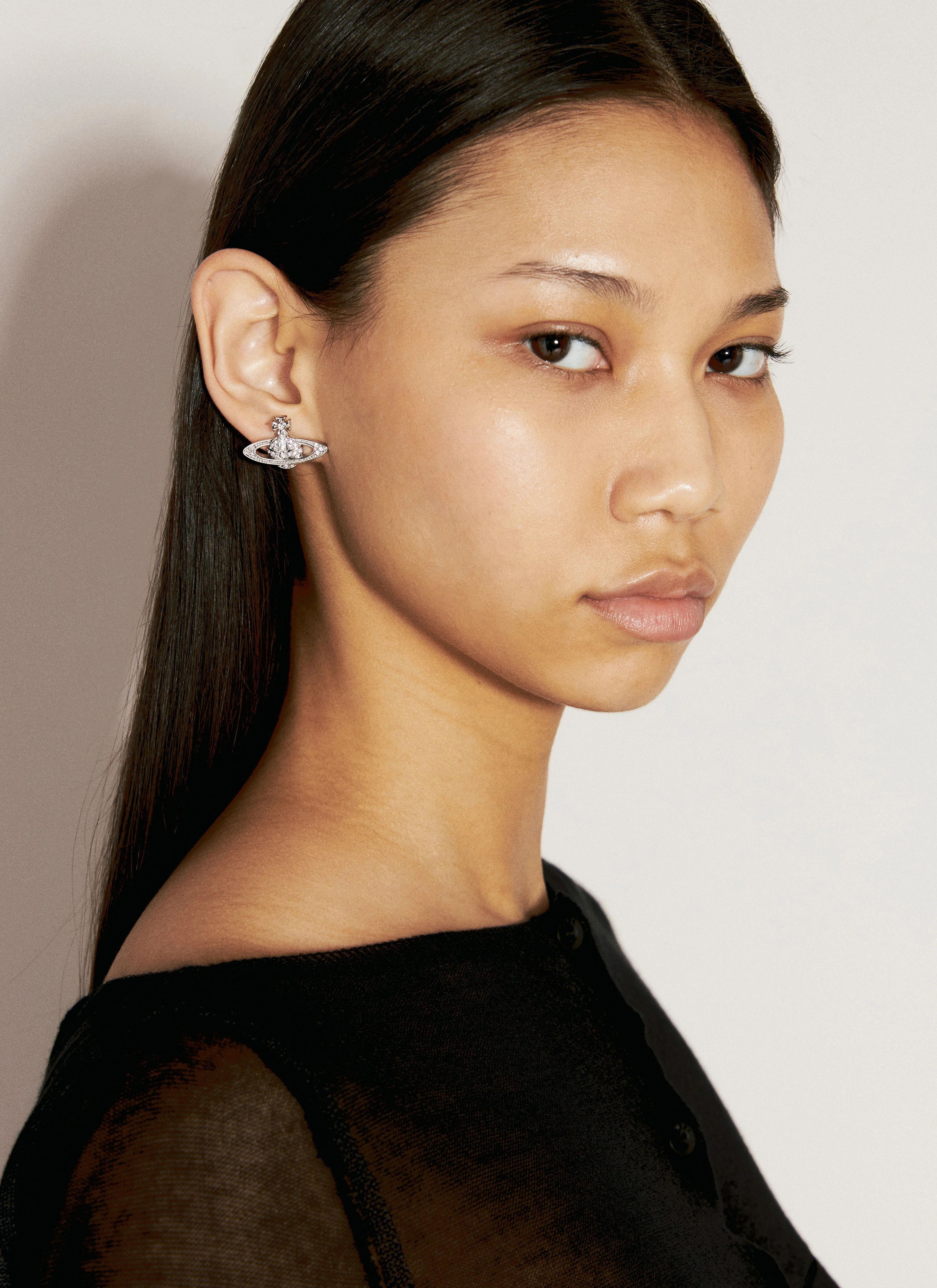 Mini Bas Relief Earrings - 1