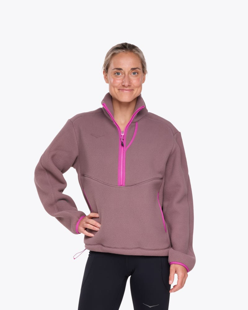 Women's Ridgetop Half-Zip Fleece in Smokey Quartz 1