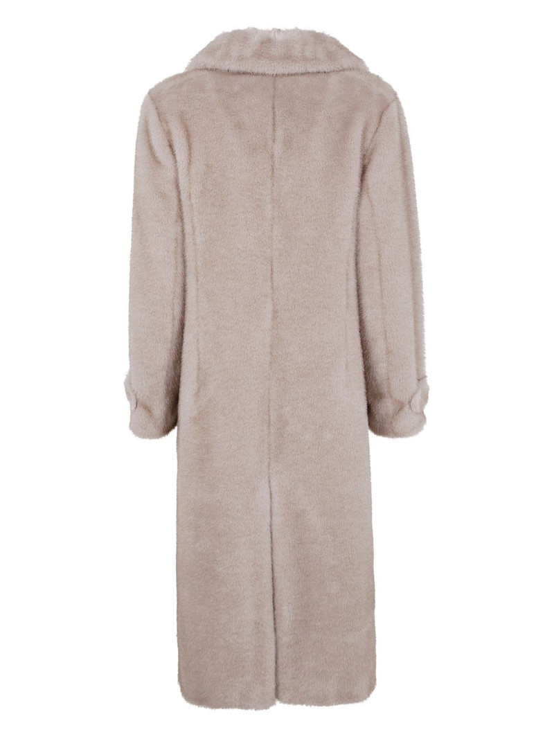 Herno buttoned flap-pocket coat outlook