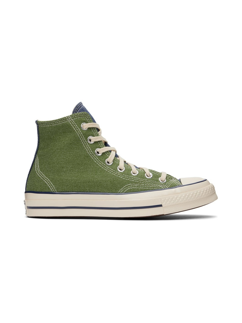 Green Chuck 70 Hi Sneakers 1
