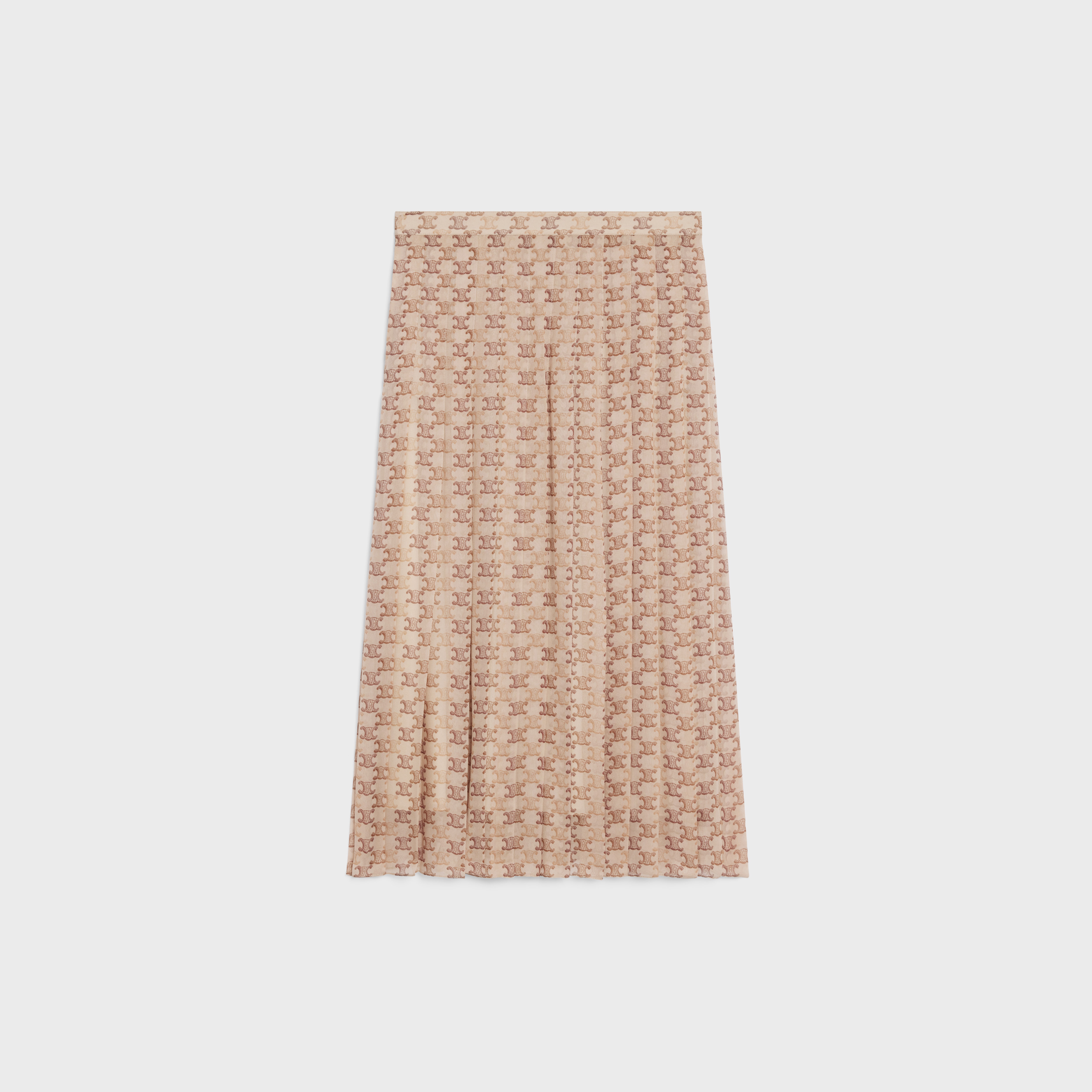 PAJAMA SKIRT IN SILK GEORGETTE - 1