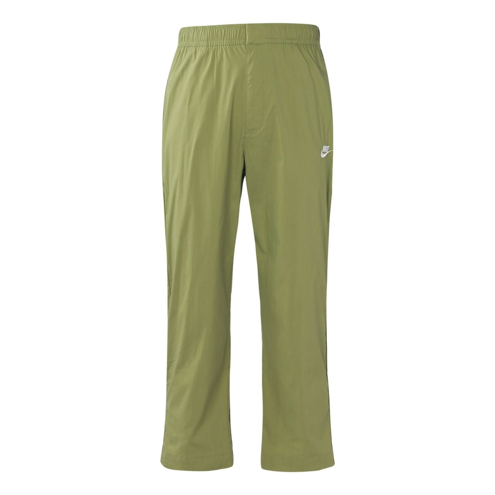 Men's Nike Solid Color Logo Embroidered Straight Sports Pants/Trousers/Joggers Autumn Green DM6824-3 - 1